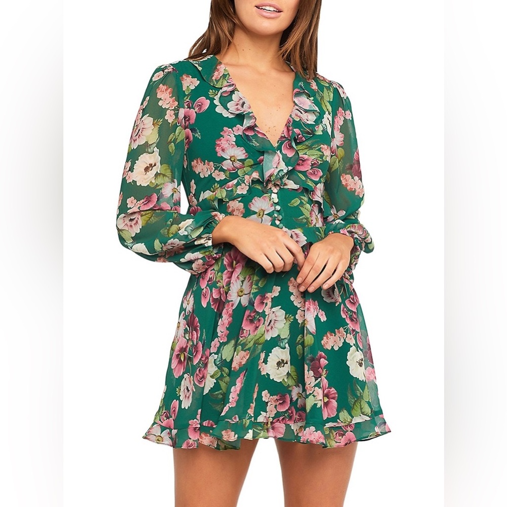 Bardot Bambi Floral mini dress. Size small/US 6